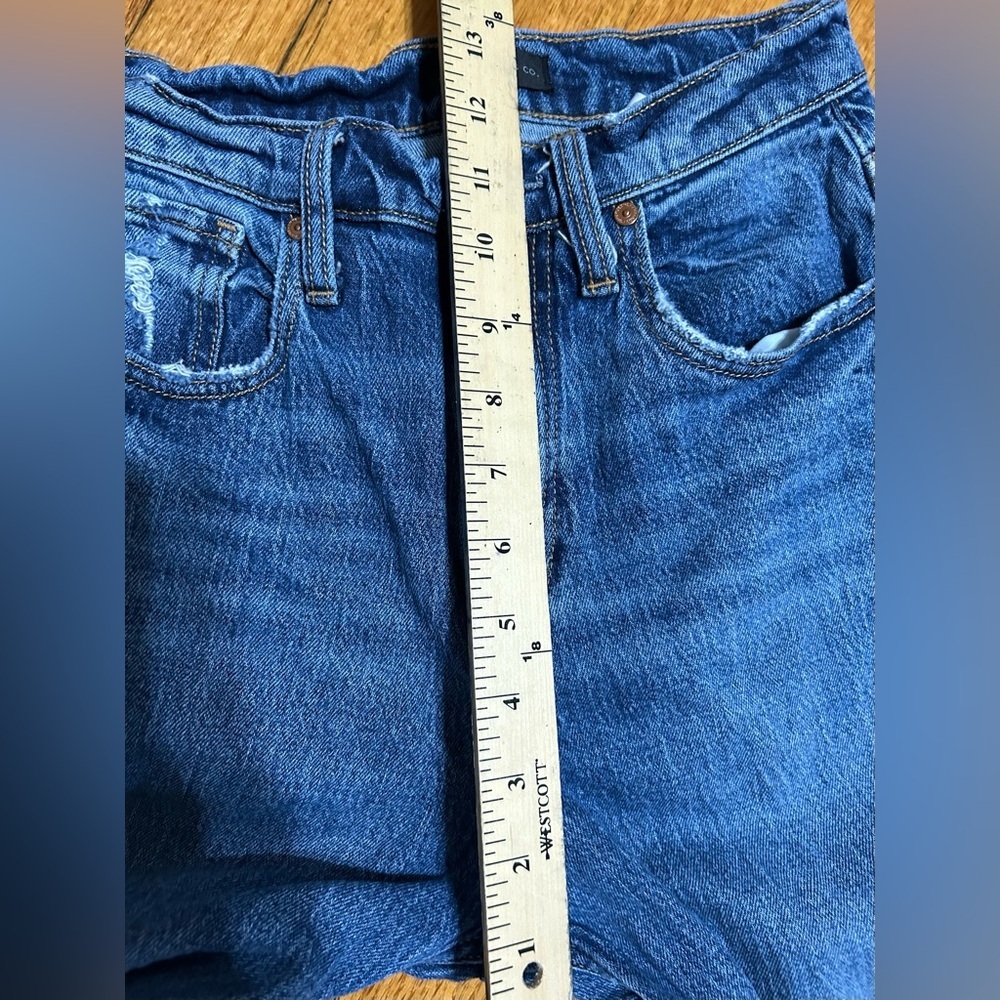 SILVER Highly Desirable High Rise Straight Leg Jeans Size 24 - Picture 6 of 11